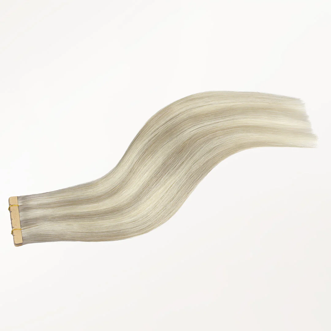 Ash Blonde Highlights (17A/60A) Mini Tape-Ins 40g - Image 7