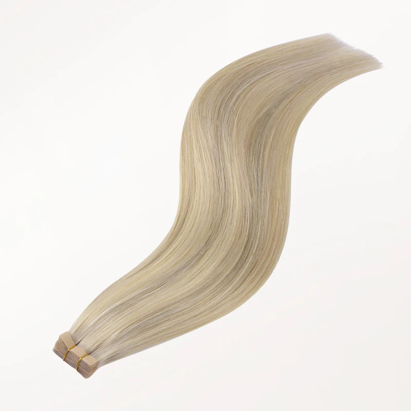 Ash Blonde Highlights (17A/60A) Tape-Ins 50g - Image 6