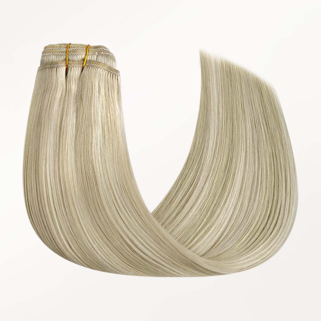 Ash Blonde Highlights (17A/60A) Classic Clip-Ins (150g-170g) - Image 5