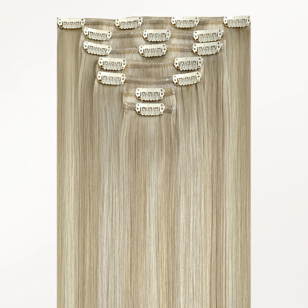 Ash Blonde Highlights (17A/60A) Classic Clip-Ins (150g-170g) - Image 6