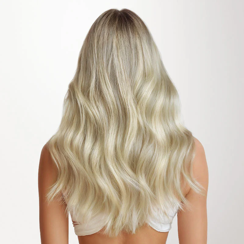 Ash Blonde Highlights (17A/60A) Invisi Edge Seamless Clip-Ins (140g-160g) - Image 3