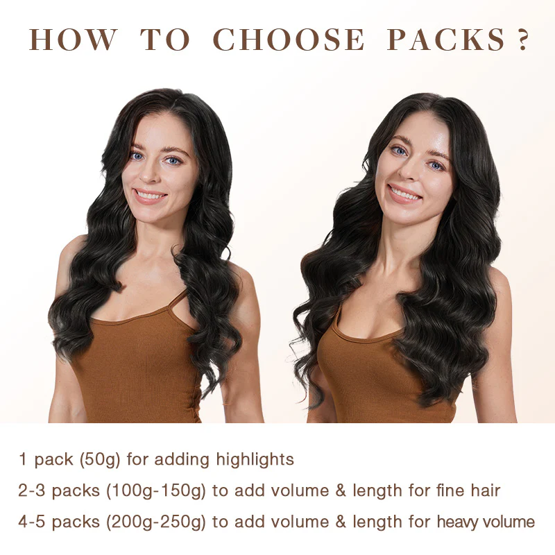 Dark Brown Balayage (2/6/2) Invisi Edge Tape-Ins 50g - Image 6