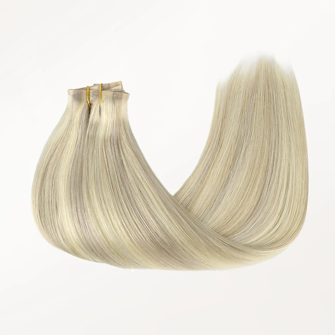 Ash Blonde Highlights (17A/60A) Seamless Clip-Ins [Clearance] - Image 3