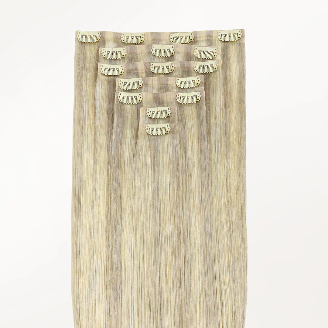 Ash Blonde Highlights (17A/60A) Seamless Clip-Ins [Clearance] - Image 8