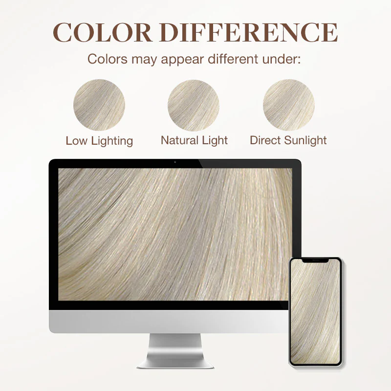 Ash Blonde Highlights (17A/60A) I-Tip Hair Extensions 50g - Image 8