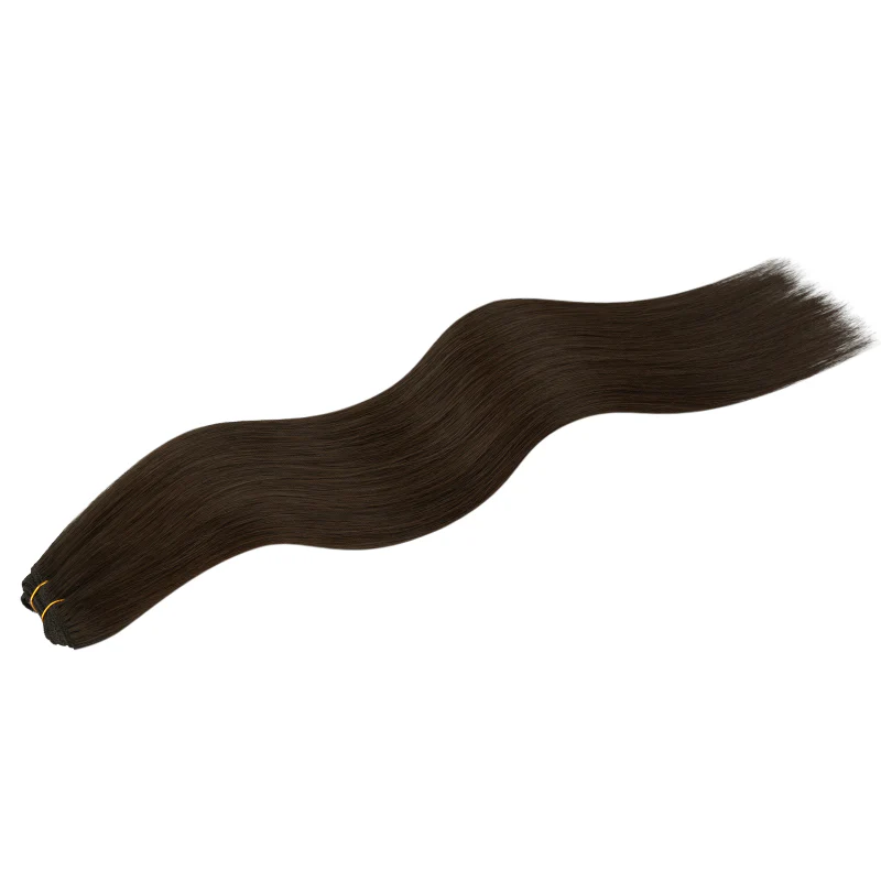 Ash Brown (5) Sew-In Weft Hair Extensions (80g-120g) - Image 8