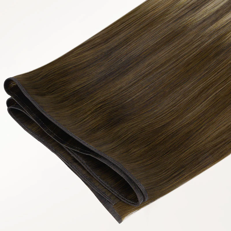 Bleach Blonde Balayage (3/8/613) Genius Weft Hair Extensions (50-120g) - Image 14