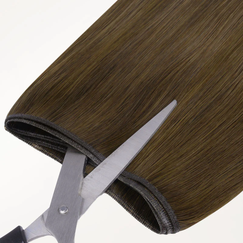Bleach Blonde Balayage (3/8/613) Genius Weft Hair Extensions (50-120g) - Image 4