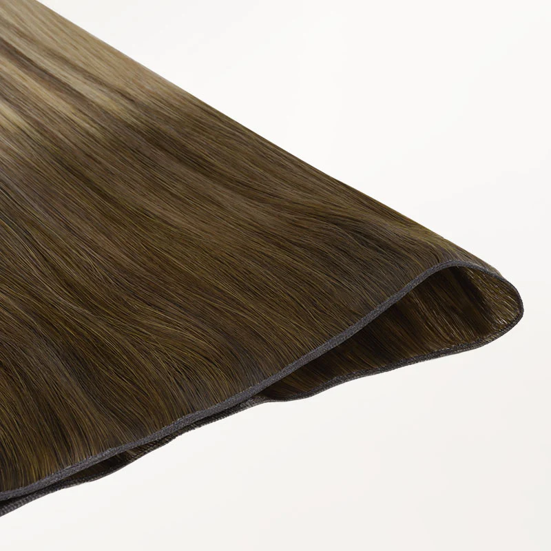 Bleach Blonde Balayage (3/8/613) Genius Weft Hair Extensions (50-120g) - Image 7