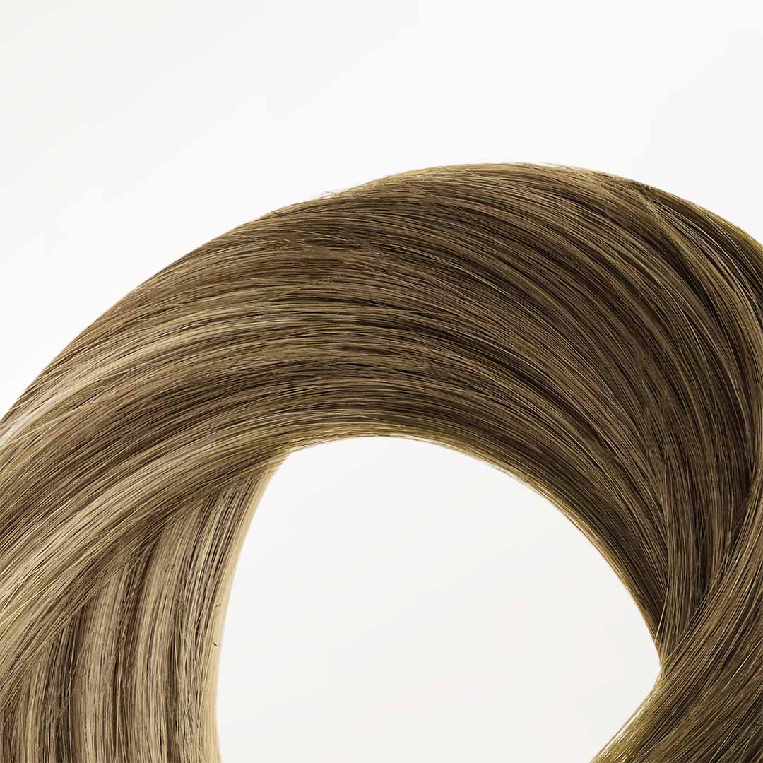 Bleach Blonde Balayage (3/8/613) Micro Link Tip Hair Extensions - Image 5