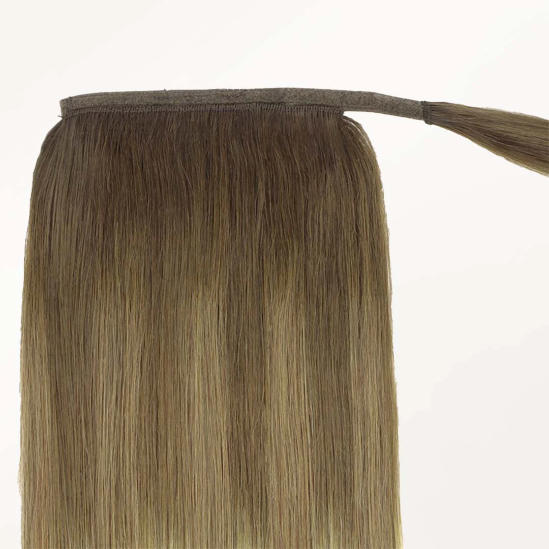 Bleach Blonde Balayage (3/8/613) Ponytail (75g-90g) - Image 6