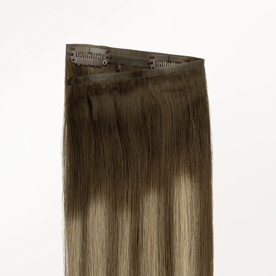 Bleach Blonde Balayage (3/8/613) Seamless Clip-Ins (130g-160g) - Image 7