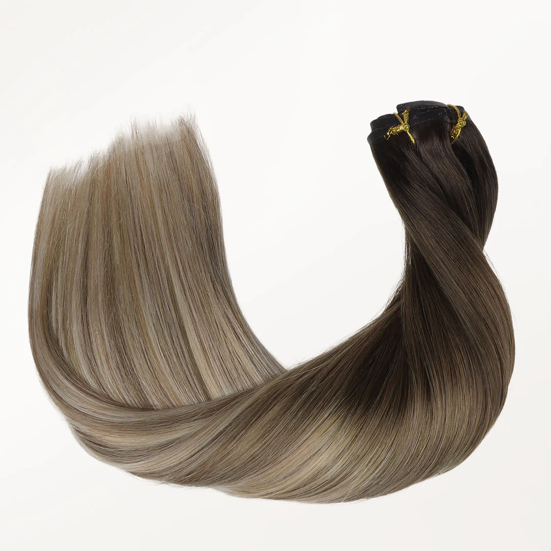 Bleach Blonde Balayage (3/8/613) Seamless Clip-Ins [Clearance] - Image 3