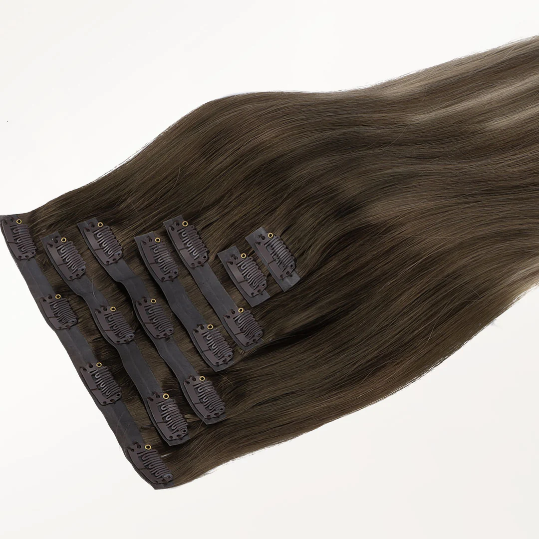Bleach Blonde Balayage (3/8/613) Seamless Clip-Ins [Clearance] - Image 6