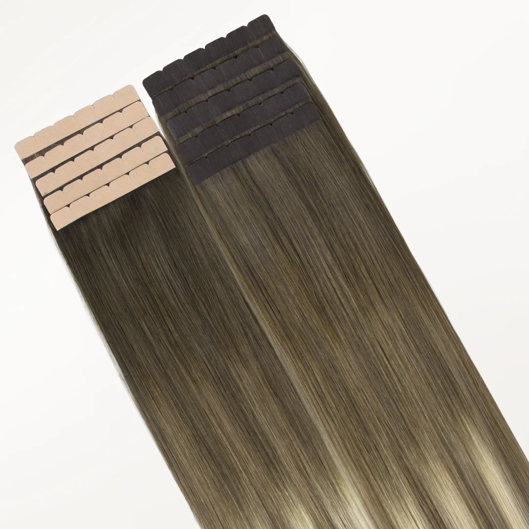 Bleach Blonde Balayage (3/8/613) Tape-Ins 50g - Image 13