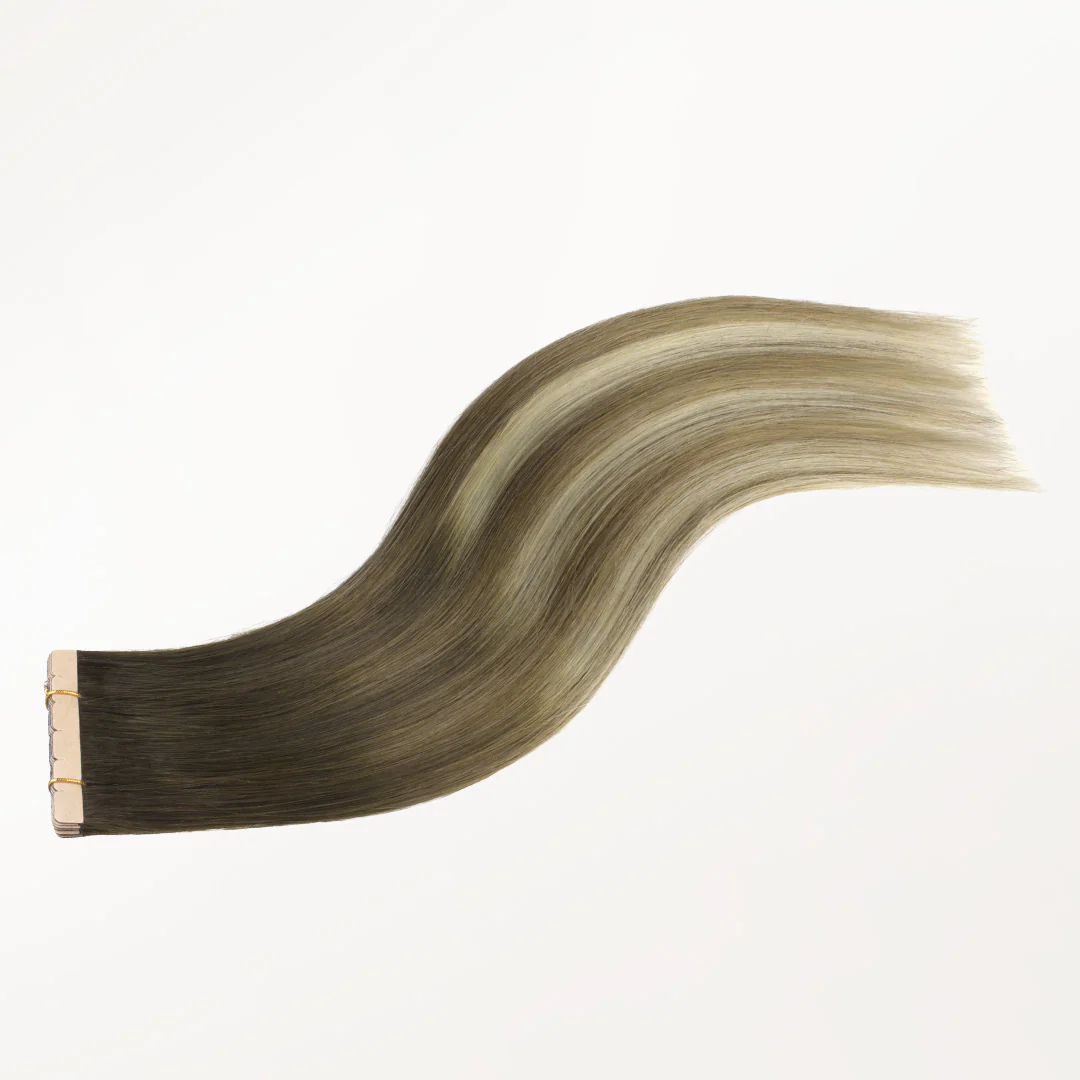 Bleach Blonde Balayage (3/8/613) Tape-Ins 50g - Image 17