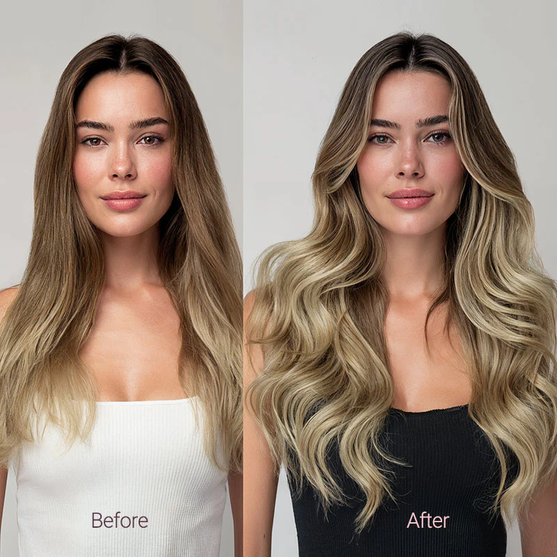 Bleach Blonde Balayage (3/8/613) Tape-Ins 50g - Image 3