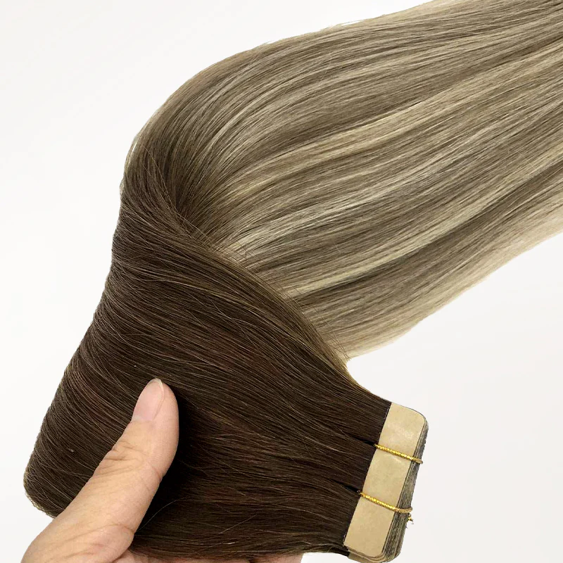 Tape-Ins Hair Extensions Balayage - Image 62