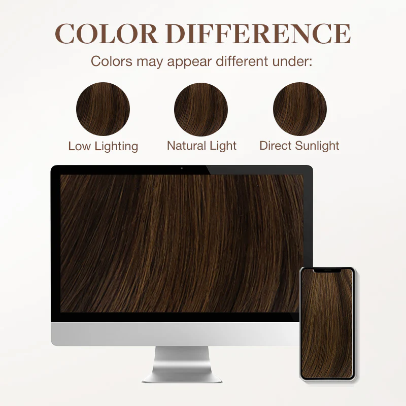 Brown Sugar Swirl Highlights (2C/4E/6C) Classic Clip-Ins (120g-130g) - Image 9
