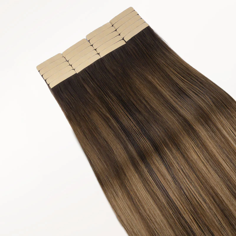 Brunette Balayage (4D/14/5B) Tape-Ins 50g - Image 4