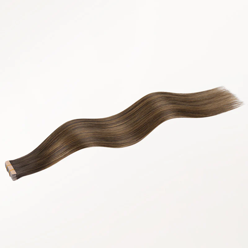 Brunette Balayage (4D/14/5B) Tape-Ins 50g - Image 5