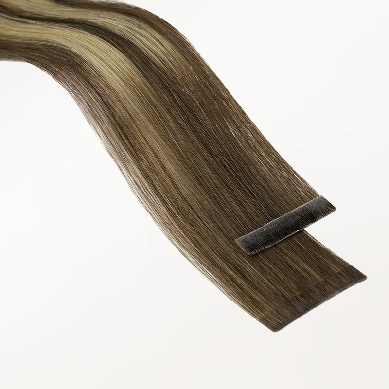 Caramel Blonde Balayage (4/27/4) Invisi Edge Tape-Ins 50g - Image 9