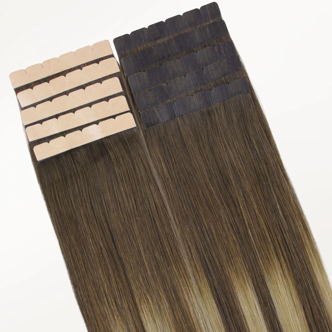Caramel Blonde Balayage (4/27/4) Mini Tape-Ins 40g - Image 3