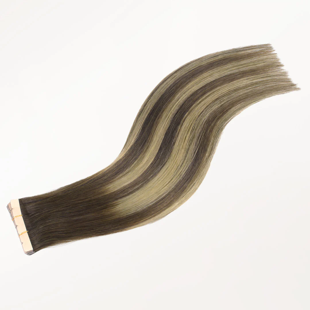 Caramel Blonde Balayage (4/27/4) Mini Tape-Ins 40g - Image 7