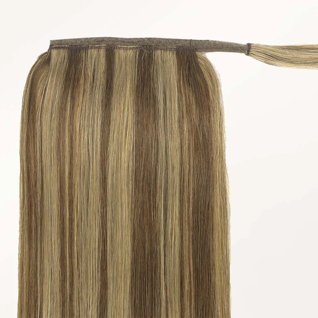Caramel Blonde Balayage (4/27) Ponytail (75g-90g) - Image 6
