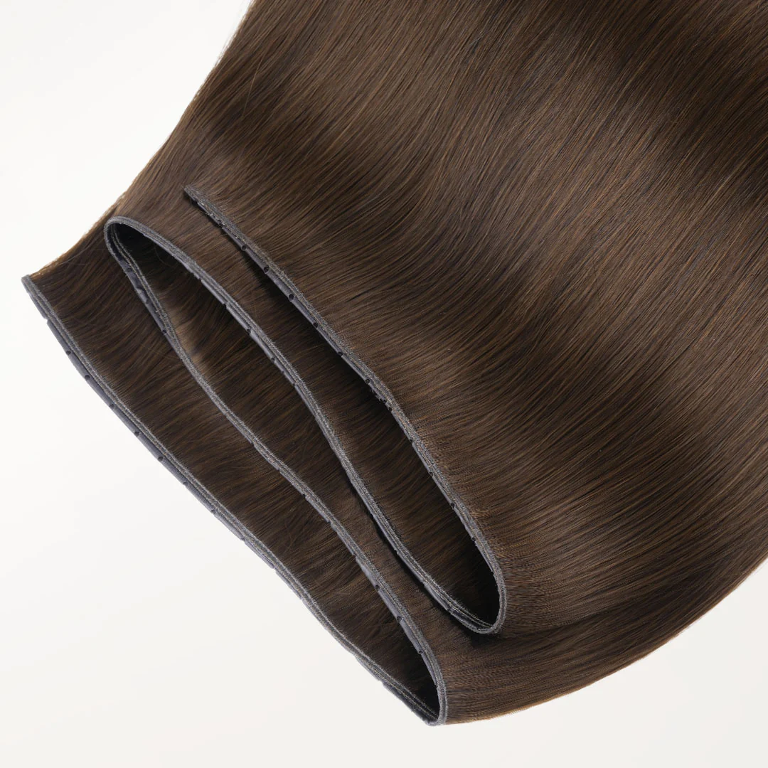 Chocolate Brown (4A) Butterfly Weft Hair Extensions (100g-160g) - Image 14