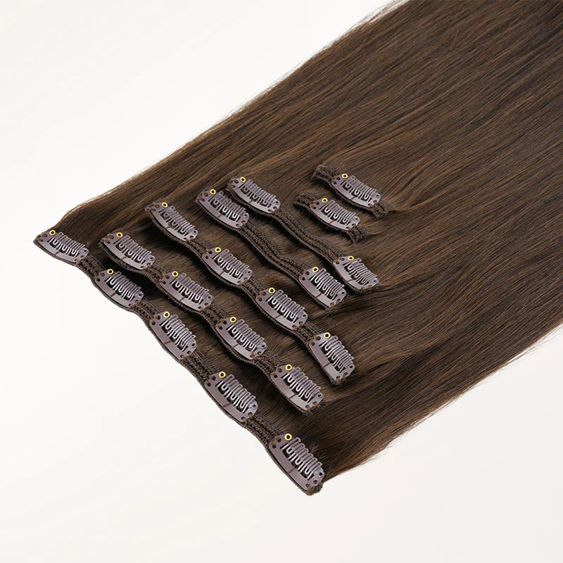 Chocolate Brown (4A) Full Classic Clip-Ins (160g-220g) - Image 9
