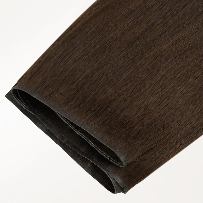 Chocolate Brown (4A) Genius Weft Hair Extensions (50-120g) - Image 18