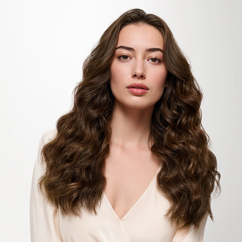 Chocolate Brown (4A) Invisi Edge Seamless Clip-Ins (140g-160g) - Image 2