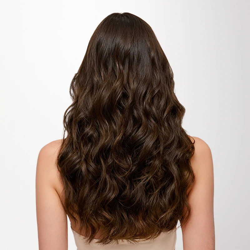 Chocolate Brown (4A) Invisi Edge Seamless Clip-Ins (140g-160g) - Image 3