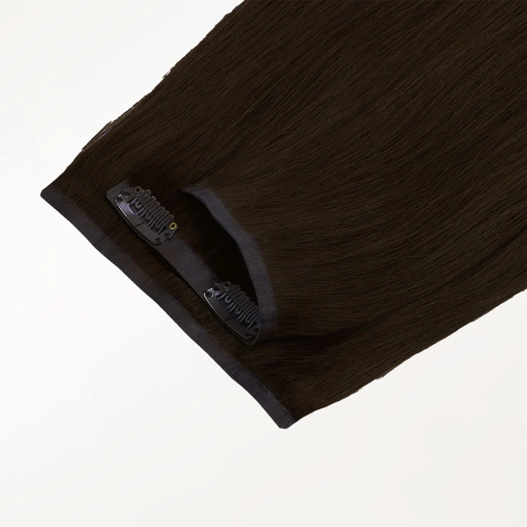 Chocolate Brown (4A) Seamless Clip-Ins (130g-160g) - Image 8