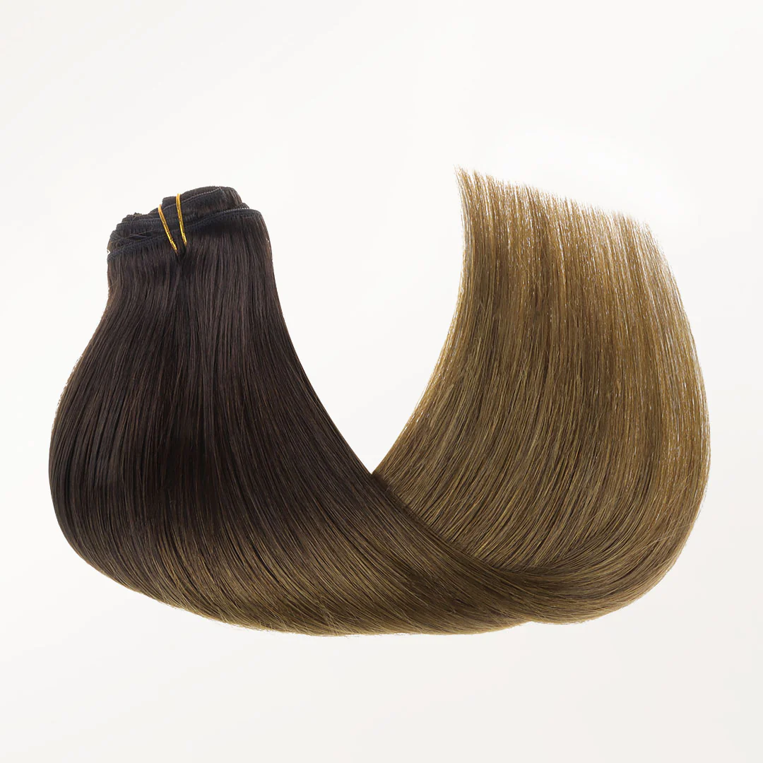Chocolate Dip Color Melt (1D/2C/4E) Classic Clip-Ins (120g) [Clearance] - Image 6