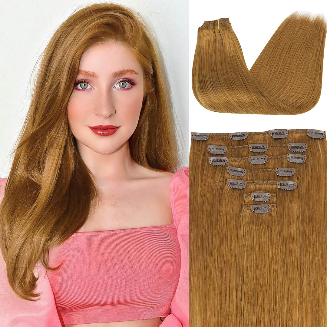 Classic Clip in Hair Extensions 120G - Image 10