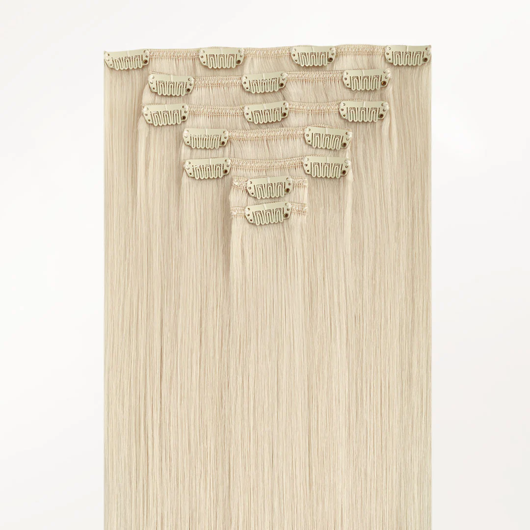 Platinum Blonde (60A) Classic Clip-Ins (120g-150g) - Image 3