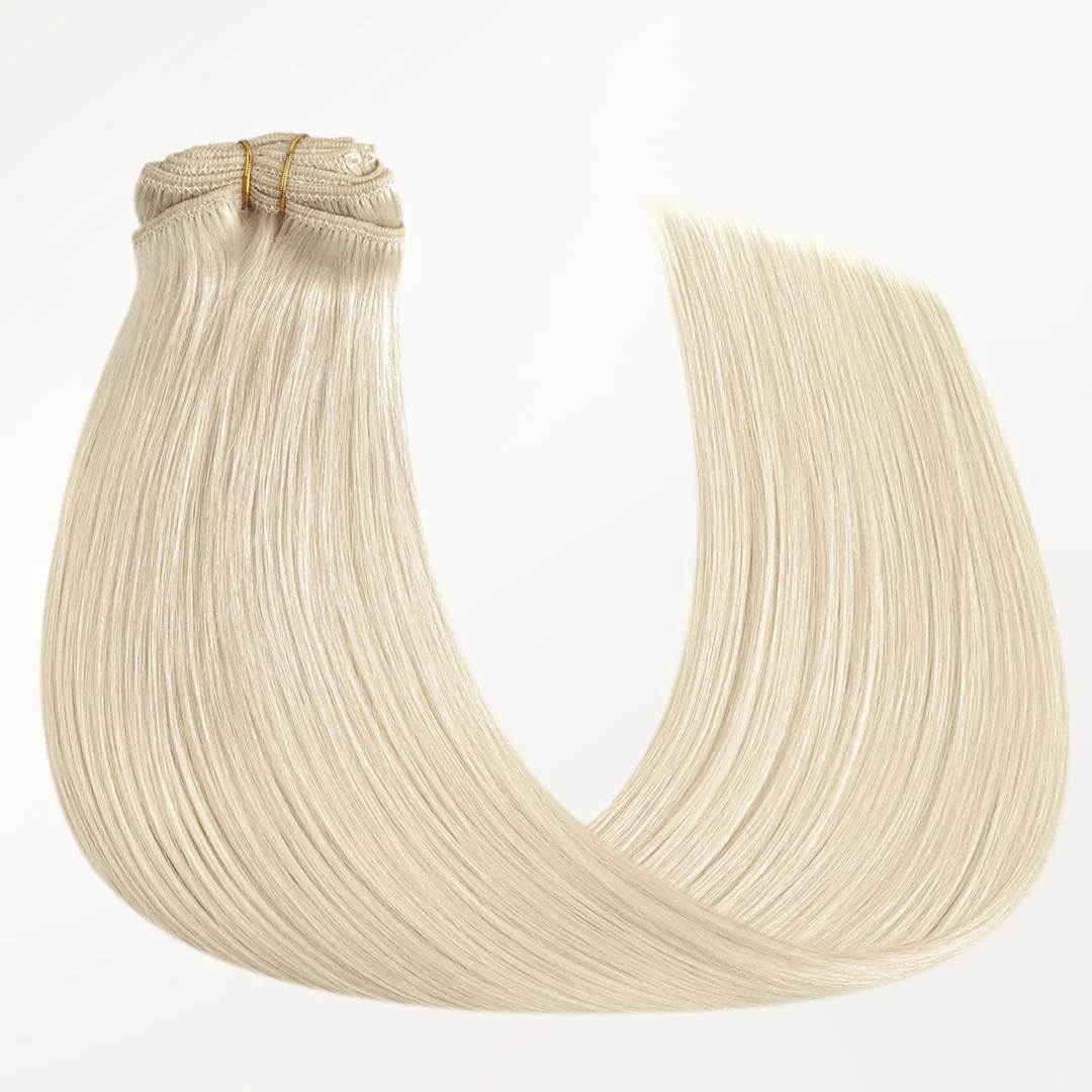 Platinum Blonde (60A) Classic Clip-Ins (120g-150g) - Image 6