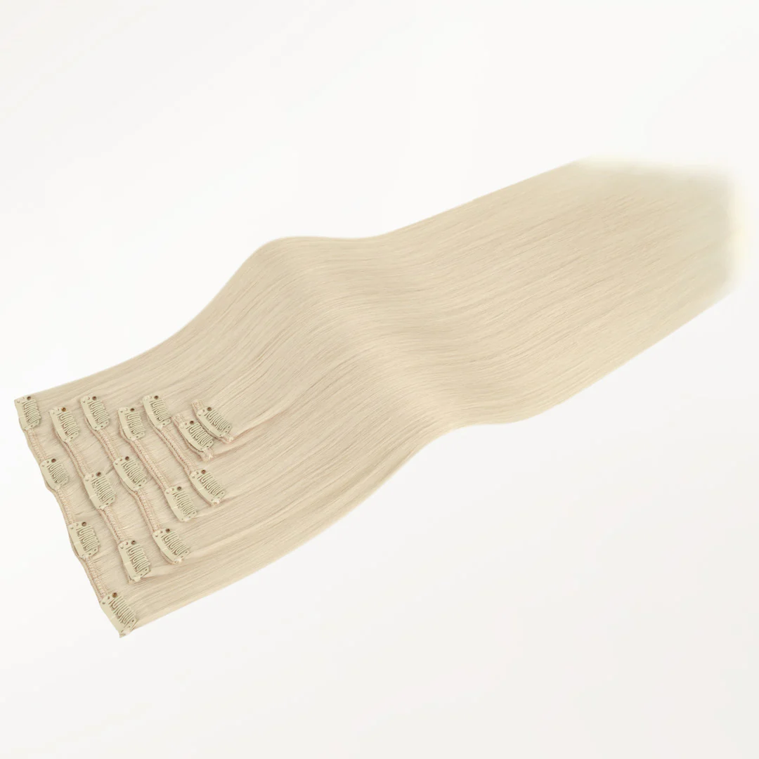 Platinum Blonde (60A) Classic Clip-Ins (120g-150g) - Image 4