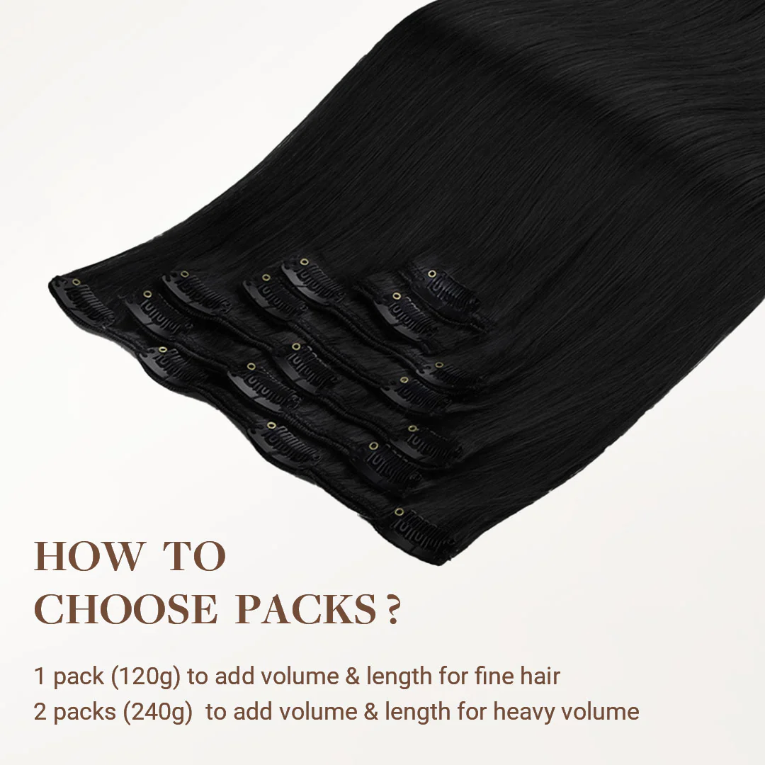 Classic Clip in Hair Extensions-1 - Image 8