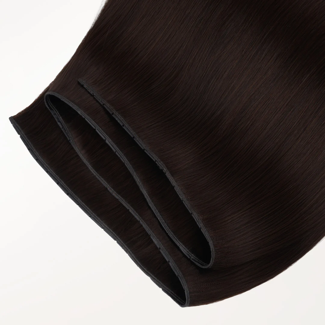 Dark Brown (2) Butterfly Weft Hair Extensions (100g-160g) - Image 14