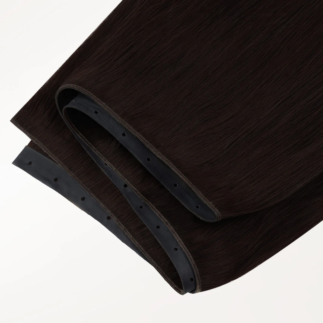 Dark Brown (2) Butterfly Weft Human Hair Extensions (100g-150g) - Image 4