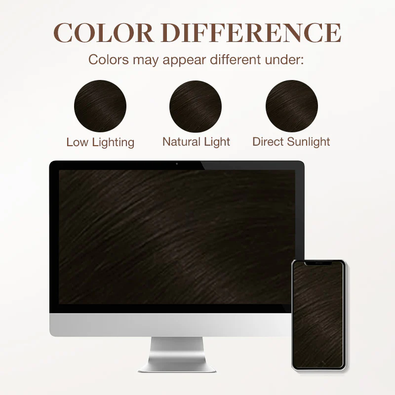 Dark Brown (2) Wire Hair Extensions (70g-110g) - Image 7
