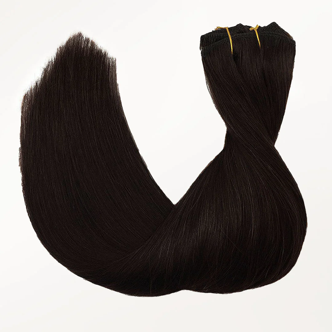 Dark Brown (2) Classic Clip-Ins (120g-150g) - Image 7