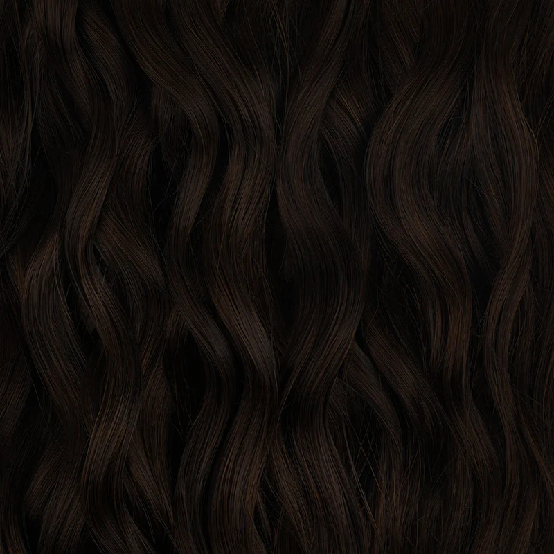 Dark Brown (2) Elf Curly Clip-in Hair Extensions (120-150g) - Image 11