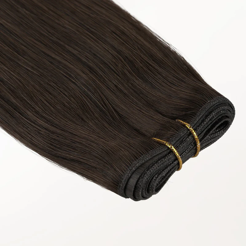 Dark Brown (2) Genius Tape Weft Hair Extensions 60g - Image 9