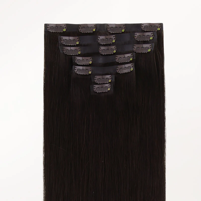 Dark Brown (2) Invisi Edge Seamless Clip-Ins (140g-160g) - Image 3