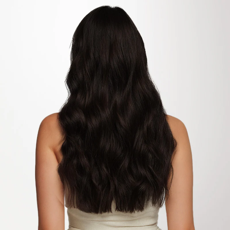 Dark Brown (2) Invisi Edge Seamless Clip-Ins (140g-160g) - Image 5