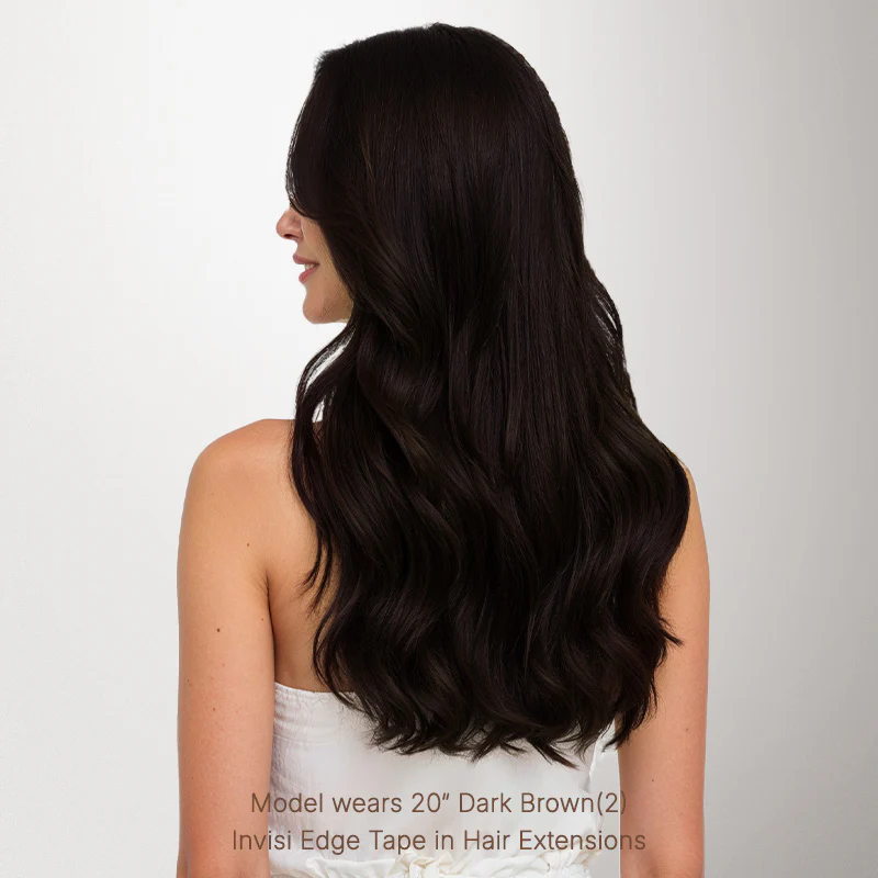Dark Brown (2) Invisi Edge Tape-Ins 50g - Image 5